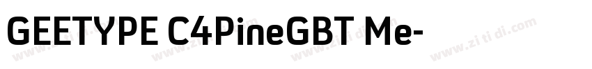 GEETYPE C4PineGBT Me字体转换